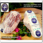 Lamb LEG BONELESS frozen Australia MIDFIELD half cut +/- 1.5kg (price/kg)
